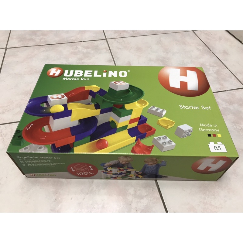 全新 HUBELINO-德國軌道式積木 Starter Set 85片
