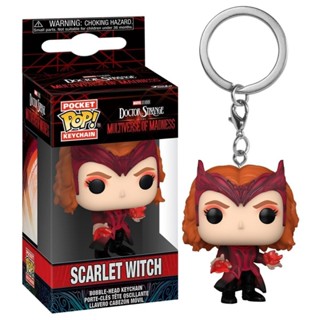 MARVEL FUNKO POP Funko流行音樂! 鑰匙扣漫威:奇異博士多元宇宙 - 猩紅女巫