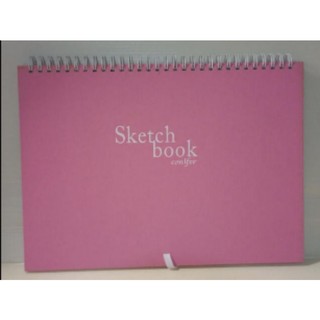 ╭＊Amy星辰屋＊╯Conifer綠的事務 Sketch book 16K 布面繪圖本/粉色