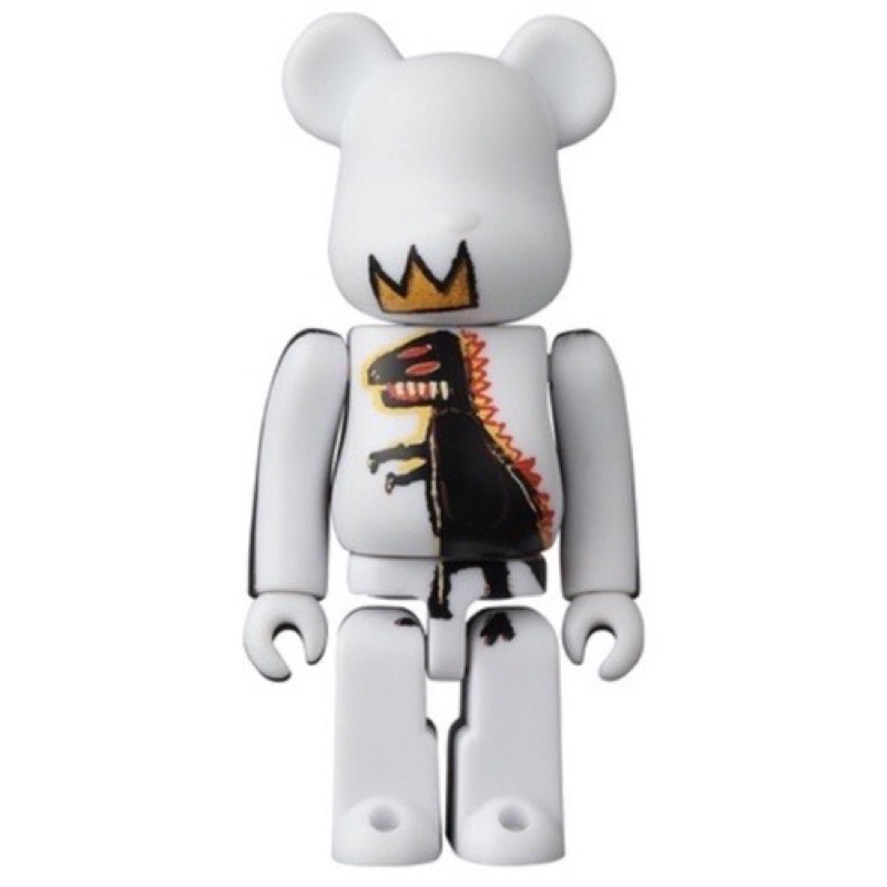 BE@RBRICK 44代 巴斯奇亞 恐龍 100% basquiat