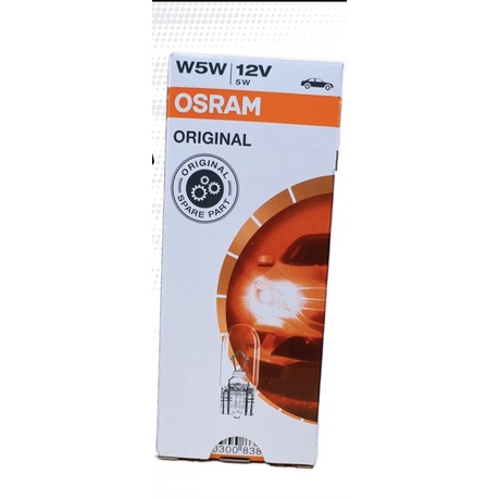 【現貨】OSRAM W5W T10  12V 鹵素燈泡 小燈 牌照燈 門邊燈