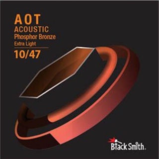 BlackSmith 民謠吉他弦 APB1047 奈米碳纖維 AOT 薄包膜 磷青銅 韓國品牌【他,在旅行】
