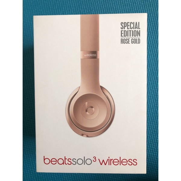 Beats Solo3 Wireless 耳罩式耳機（玫瑰金）