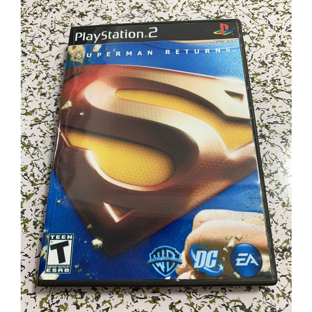 PS2 彩盤有盒 超人回歸 英文版懷舊遊戲光盤改機專用&lt;懷舊尤物電玩&gt;必備