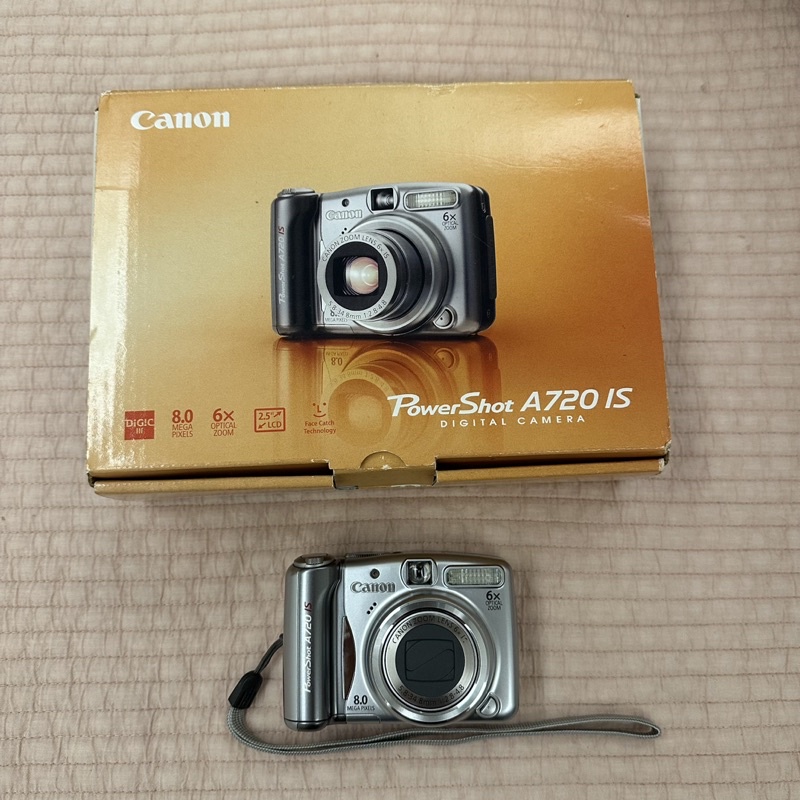 『暫售』canon a720is 佳能相機 CCD 復古相機 A620 A630 完整盒裝 操作正常 狀況非常新