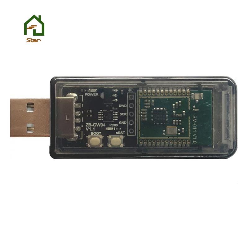 Zigbee 3.0 Silicon Labs Mini EFR32MG21 通用開放式集線器網關 USB 加密狗芯片模