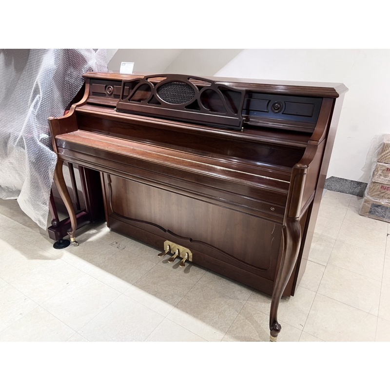嚴選鋼琴 推薦 河合 KAWAI 804F 日本製 復古琴 雕花譜架 彎腳造型 手工機種 中古鋼琴 二手鋼琴 漢麟樂器