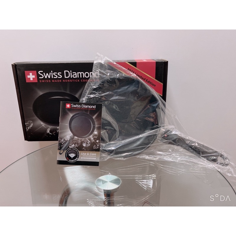 全新 現貨 瑞仕鑽石鍋 瑞士原裝 Swiss Diamond XD 瑞仕鑽石鍋 圓煎盤20cm