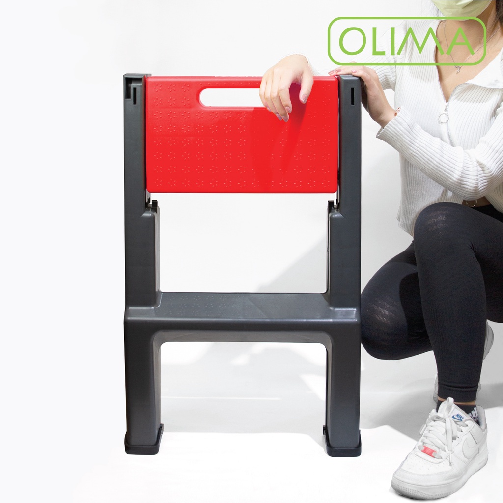 高雄門市 OLIMA 凳子起 兩步登天 摺疊凳 洗車 洗車椅 洗車梯 椅 洗車組 打蠟 拋光 汽車美容 汽車美容用品 車