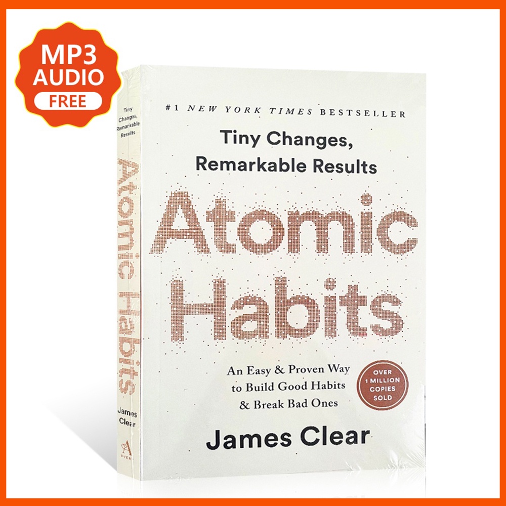 原子習慣Atomic Habits建立好習慣打破壞習慣的簡單方法微小習慣對生活的巨大影響力自我提升管理英文版