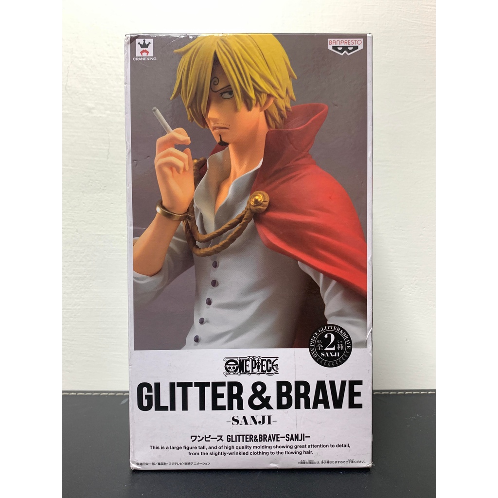 日版 海賊王 航海王 GLITTER &amp; BRAVE 香吉士 公仔 模型 長盒 金證 正版