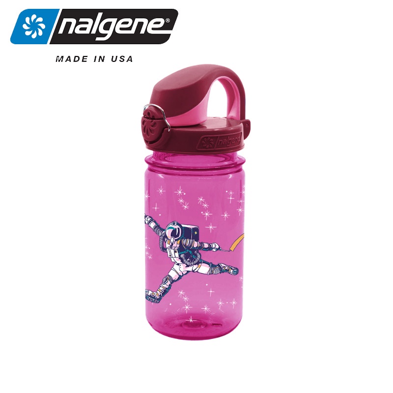 【Nalgene】OTF兒童運動型水壺 粉紅太空人 682020-0157