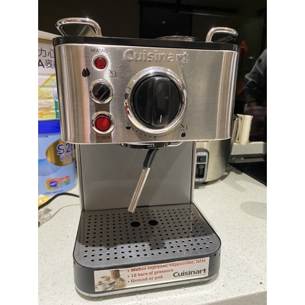 cuisinart espresso maker em-100二手咖啡機（可議）