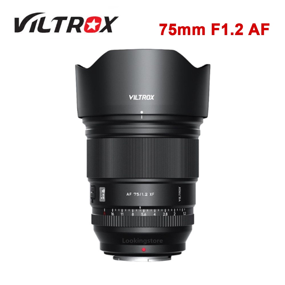 (新品)Viltrox唯卓仕 75mm F1.2 AF 自動對焦適用於富士 XF 卡口相機 X-T4 T100