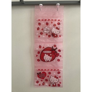 hello Kitty 塑膠收納掛袋 三層收納袋