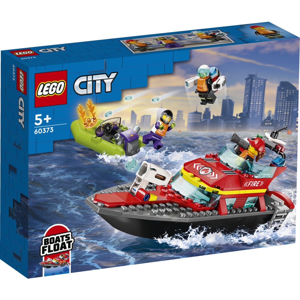 LEGO 樂高 60373 Fire Rescue Boat