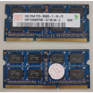 PC3 DDR3 2G 2Rx8 筆電記憶體x2 nb ram 海力士 8500s