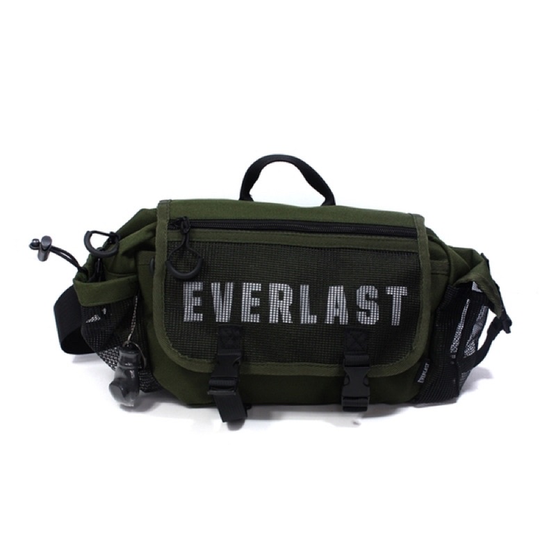 🚀現貨🚀快速🚀出貨🚀 EVERLAST 拳擊🥊EL網狀側背包-黑色 4125770370