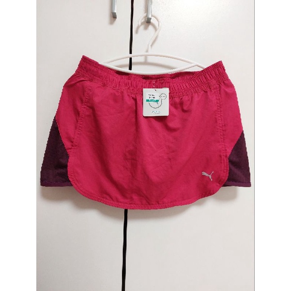 全新有吊牌專櫃PUMA 氣質褲裙運動裙 運動褲 短褲 涼感反光跳豹紅色 深紅色 桃紅色 粉紅色 紫色