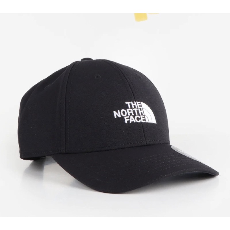 The north face 66 classic cap 黑色棒球帽 白色刺繡LOGO