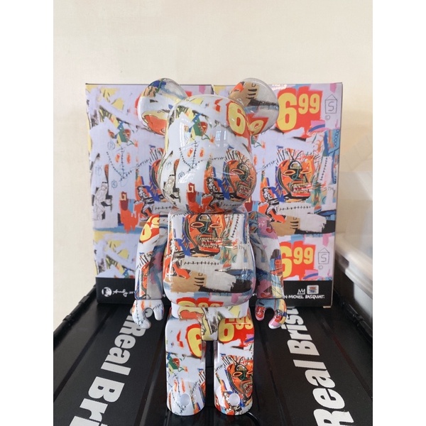 求出清割愛/Andy Warhol × JEAN-MICHEL BASQUIAT #4全新轉賣BE@RBRICK巴安4