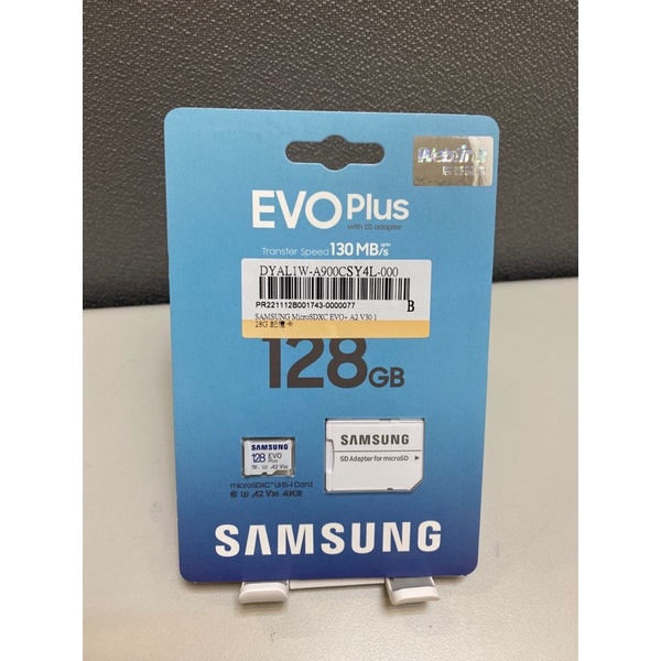全新 SAMSUNG 三星 EVO Plus microSDXC UHS-I  A2 V30 128GB 128G