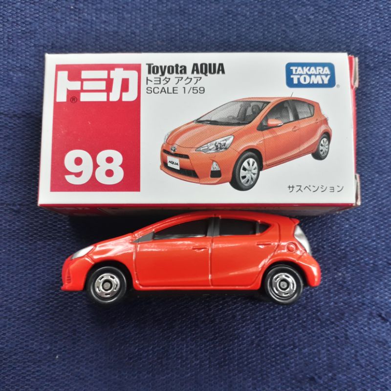 壓鑄散裝 Tomica Takara Tomy 98th Toyota Aqua Orange