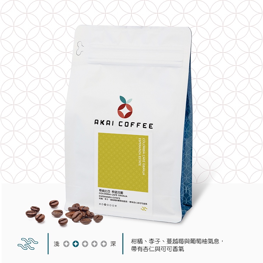 《AKAI COFFEE紅菓咖啡》哥倫比亞 希望莊園｜半磅｜精品咖啡豆 咖啡豆