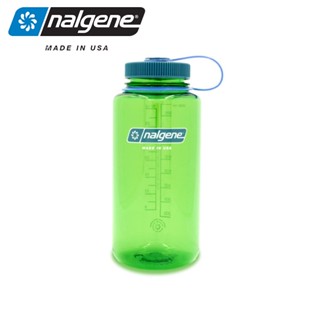 【Nalgene】美國專業寬嘴水壼 1L 鸚鵡綠 Sustain永續系列 2020-4932