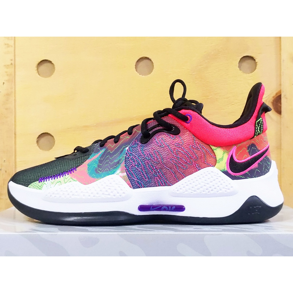 NIKE PG 5 EP 黑彩 熱帶魚 籃球鞋 CW3146-600 US8.5(26.5cm)