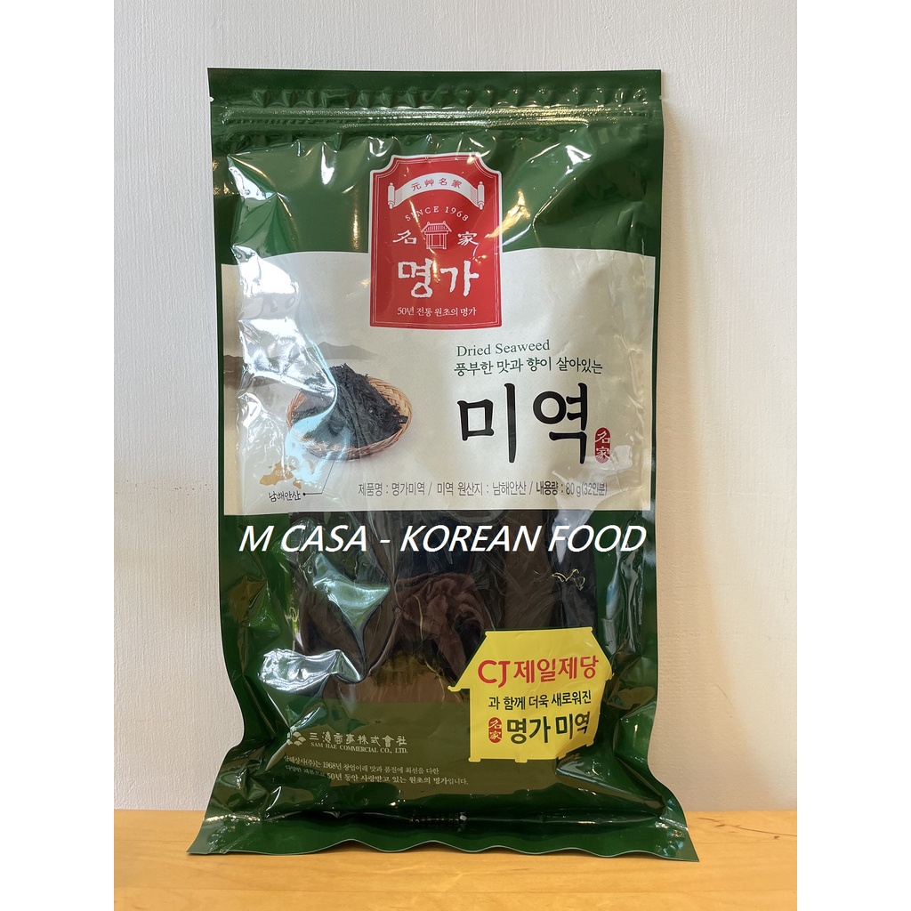 M CASA - 韓國 名家 海帶芽 海帶芽湯 명가미역 Dried Seaweed 80克