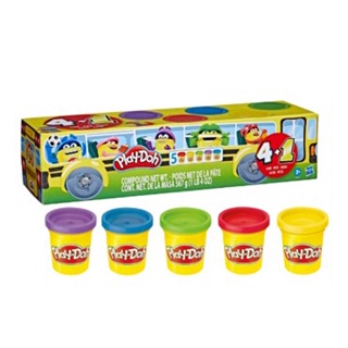 Play-Doh 培樂多上學趣校車包5罐黏土組