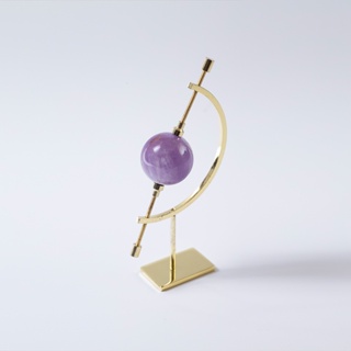 【Montagne】地球儀礦石收藏架｜紫水晶球