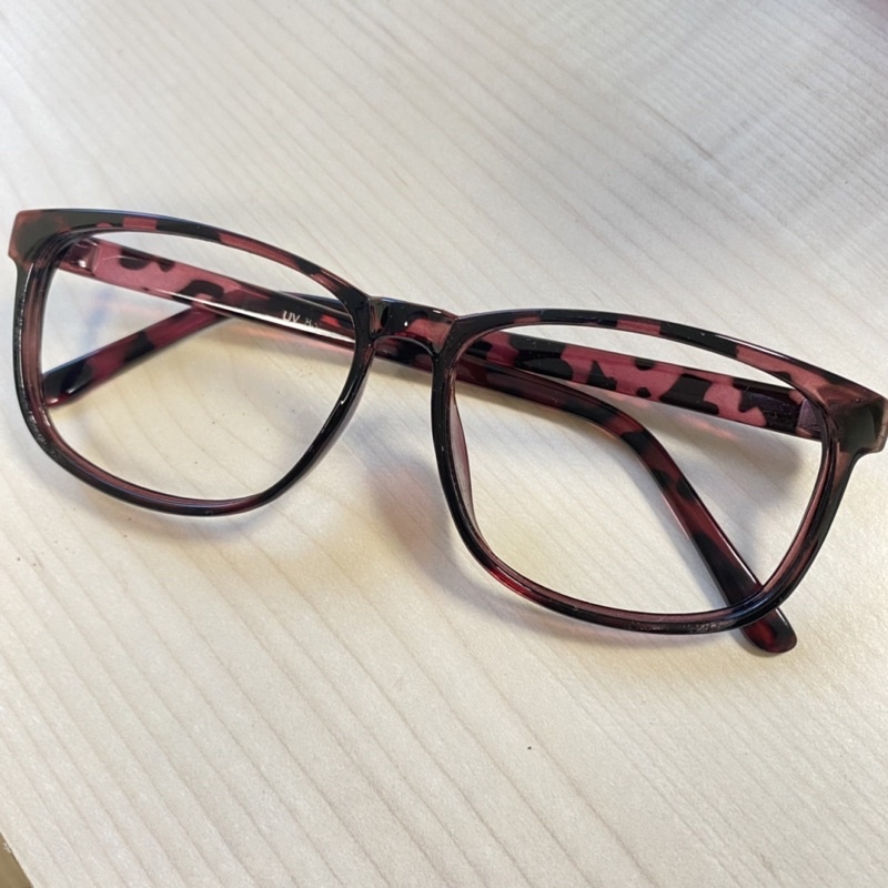 時尚眼鏡 無鏡片 可自行至眼鏡行配有度數鏡片