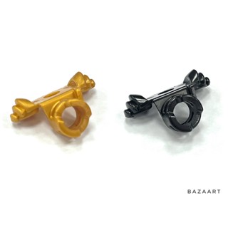 二手樂高 LEGO 背架 武器架 刀架 配件 肩甲 護甲 盔甲 雙刀 旋風忍者 珍珠金 黑色 98132