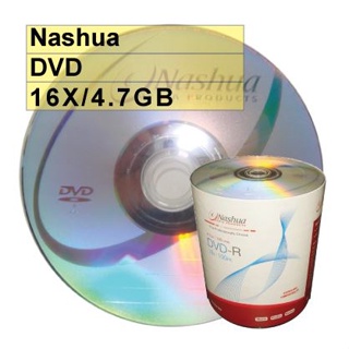 【臺灣製造】100片-A級外銷品牌 Nashua DVD-R 16X 4.7G 空白光碟片燒錄片(補咖最愛)