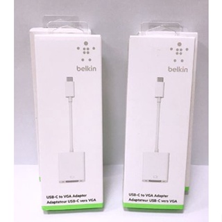 【TurboShop】原廠 Belkin USB-C 對 VGA 轉接器 (Apple 獨家提供)