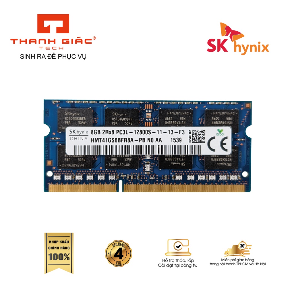 筆記本電腦 RAM DDR3L Sk hynix 4GB / 8GB Bus 1600 進口商品 -