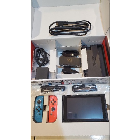 【Nintendo任天堂 】新版續電力加強Switch紅藍款主機