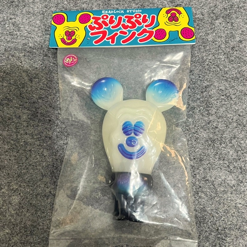 現貨 全新 Headlock studio puri puri fink 怪奇畫廊 可愛 鼠 續光 夜光 軟膠 收藏