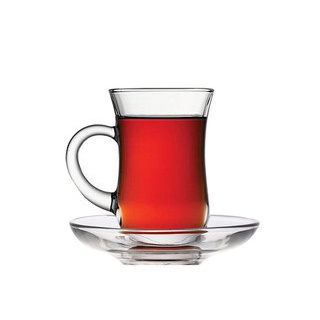【現貨】土耳其紅茶杯 鬱金香杯 傳統紅茶杯 適用冷熱飲 意式濃縮咖啡杯碟套裝