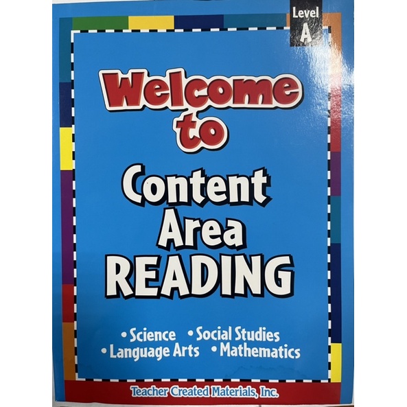 Welcome to Content Area READING 英語閱讀 英語教學