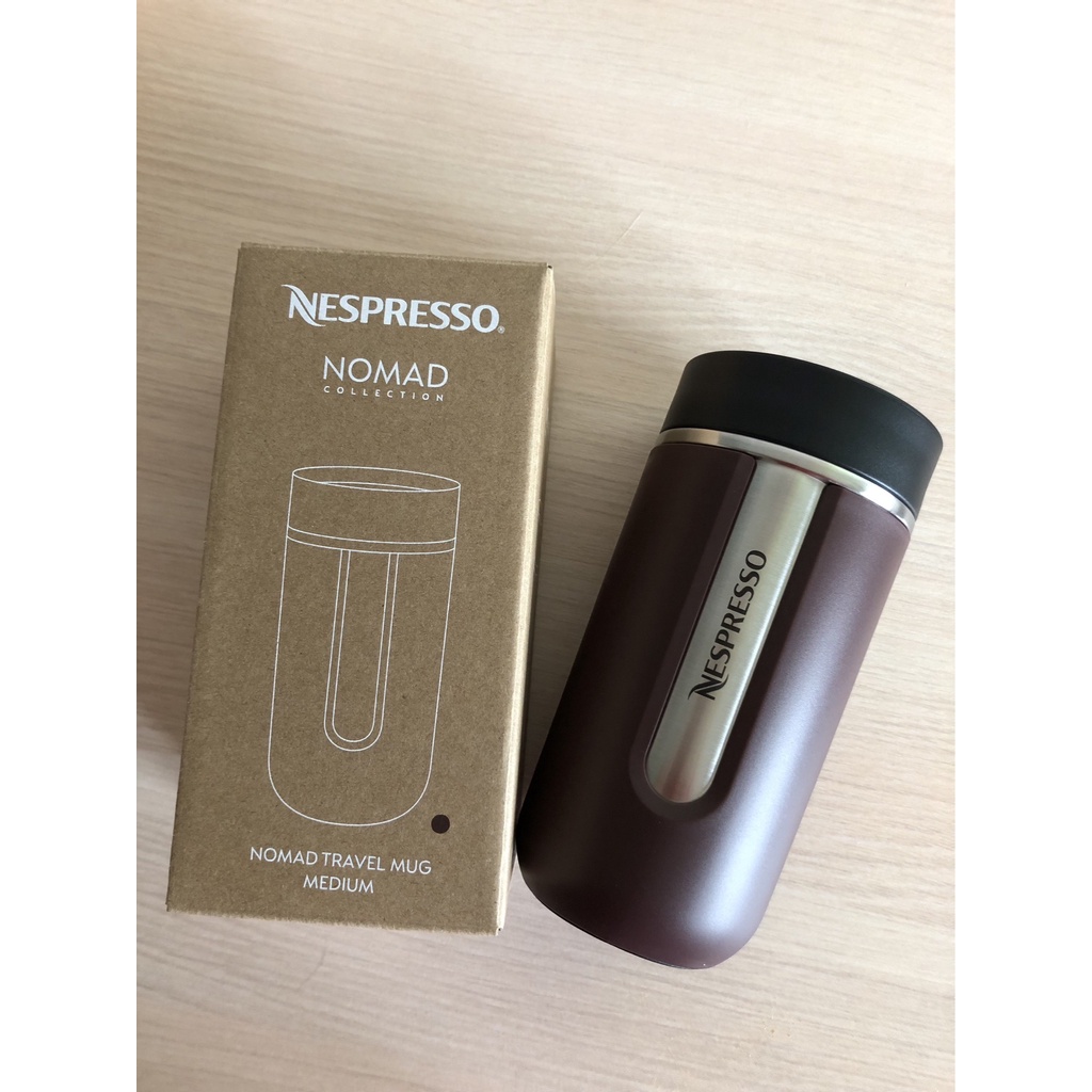 Nespresso NOMAD 中量隨行咖啡杯 400ml 酒紅色