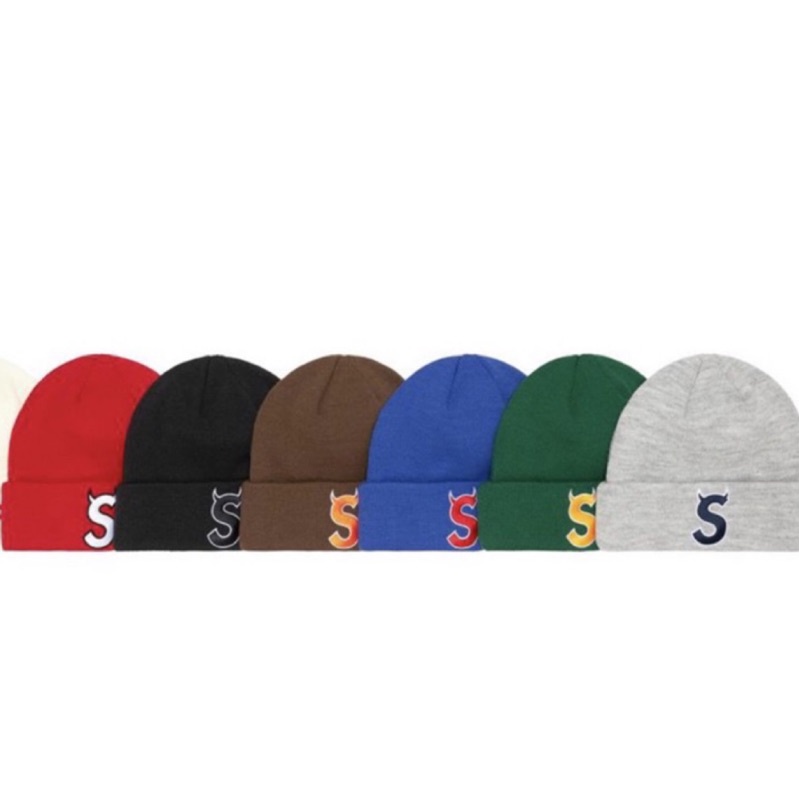 {OGC} 2022 Supreme New Era  S  Logo Beanie 毛帽 聯名