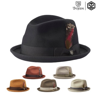 BRIXTON FEDORA 紳士帽 多色 短邊紳士帽 羊毛紳士帽 復古紳士帽 高質感【TCC】