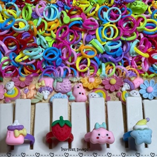 買越多越便宜 10個 彩色 兒童塑膠戒指 戒托 兒童玩具 diy手作材料 紅色 綠色 紫色 粉色 藍色 黃色 玫紅 淺綠