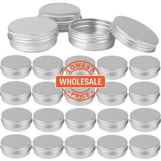 【批發】15ML多功能迷你金屬鋁錫罐/圓罐化妝品樣品容器蠟燭茶葉首飾雜貨收納盒/旅行配件