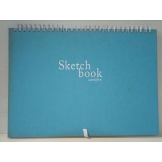 ╭＊Amy星辰屋＊╯Conifer綠的事務 Sketch book 16K 布面繪圖本/藍色