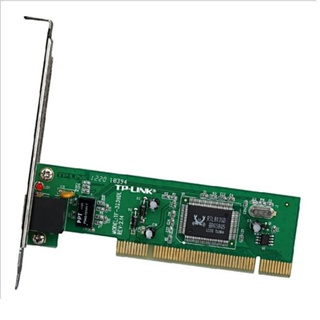 台灣現貨 盒裝庫存 TP LINK PCI網路卡 桌上型電腦10/100M網卡 RJ45 PORT