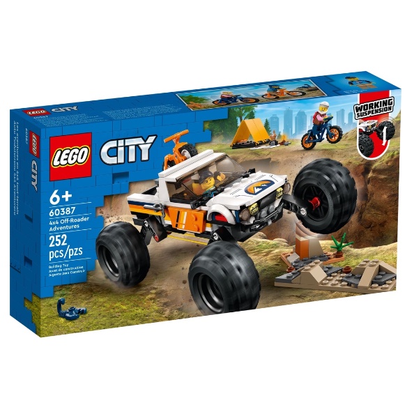 正版公司貨 LEGO 樂高 City系列 LEGO 60387 越野車冒險